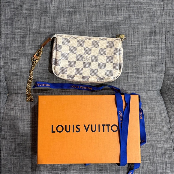 Louis Vuitton Handbags - Louis Vuitton Mini Pochette - Damier Azur